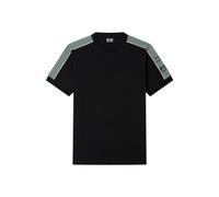 EA7 Emporio Armani - Camiseta para hombre Logo Series Boy de algodón 7M001507AF16548, Negro , L