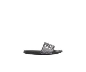 EA7 Emporio Armani - Chanclas unisex con maxi logo 7X000108AF15118 8056643653754-45, Negro y gris., 46 EU
