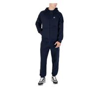EA7 Emporio Armani Conjunto Deportivo de Chándal con Capucha, azul, Logotipo en Pecho y Espalda (FR/ES, Letras, L, Regular, Regular, Azul Marinio)