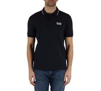 EA7 Emporio Armani Core Identity 8NPF16 - Polo de piqué elástico para hombre, azul, 3XL