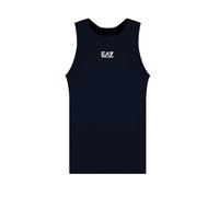 EA7 Emporio Armani Core Identity - Camiseta sin mangas para hombre, color azul (Reino Unido, Alpha, S, regular, regular, azul Armani)