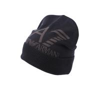 Emporio Armani EA7 Beanie Hat Mountain Visibility, Gorro para hombre, Blue/Volcanic, M