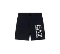 EA7 Emporio Armani - Pantalón corto para hombre, Core Identity, de algodón, 7M001414AF22266 8033920030446 - XXS, negro/blanco, XL