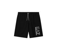 EA7 Emporio Armani - Pantalones cortos para hombre Visibility de puro algodón 7M001315AF13512 8033920108374-3XL, Negro , XS