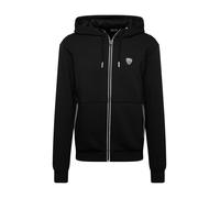 EA7 Emporio Armani Sudadera con cremallera negro / blanco L negro / blanco