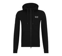 EA7 Emporio Armani Sudadera con cremallera negro / blanco XXL negro / blanco