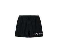 EA7 Emporio Armani Traje de Baño Boxer para Hombre con Logo ASV 7M002000AF13049 8033922224157-3XL, negro/plateado, XL