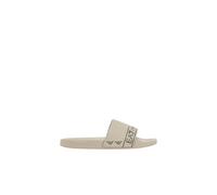 EA7 Emporio Armani - Zapatillas de hombre Sliders con banda logata 7X000110AF15128 8033923872258-46, beige y negro, 40 EU