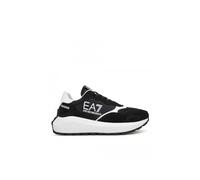EA7 Emporio Armani Zapatillas Deportivas, Negro y Blanco, Diseño Clásico con Logo (Negro, Sistema Tallas Calzado EU, Adulto, Números, Mediano, 41)