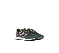 EA7 Emporio Armani Zapatillas Hombre Black And White Vintage 7X000541AF18609 8056643444581-45 ⅓, Negro y gris., 40 2/3 EU