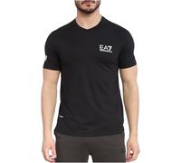 EA7 Hombre Camiseta con El Logotipo del Pecho Ventus 7, Black, M