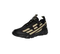 EA7 Hombre Entrenadores Básicos Ultimate C2 Kombat, Black/Gold, 43 EU