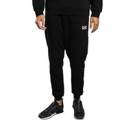 EA7 Hombre Pantalones Deportivos con Logotipo De Pantaloni, Black/White, M