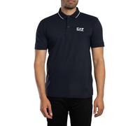 EA7 Emporio Armani Core Identity 8NPF16 - Polo de piqué elástico para hombre, azul, L