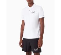 EA7 Hombre Polo Ventus 7, White, S