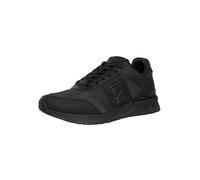 EA7 Hombre Zapatillas con Logo De Malla, Triple Black, 42 EU