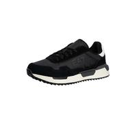 EA7 Hombre Zapatillas De Deporte Vintage De Nailon para Correr, Black/White, 42 EU