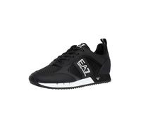 EA7 Hombre Zapatillas Deportivas De Malla con Logotipo Deportivo, Black/White, 42 EU