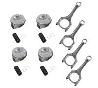 EA888 Motores de la conexión de bieleras Anillos de pistones Conjunto de tamaño de ETS Compatible con modelos 2.0T que incluye A3 A4 A6 Q3 TT φ23mm Números de pieza 06H107065DM 06H107065DD