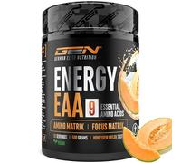 EAA Energy Mix - 500 g - Amino Matrix + Focus Matrix - Zuckerfrei - Mit Koffein, Taurin, Guarana, N-Acetyl-L-Tyrosin - Pre Workout Booster - Vegan (Honeydew Melon)
