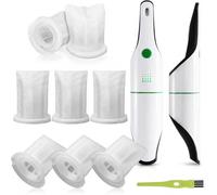 EAAGHK 8 Filtros para Aspiradora Compatibles con Vorwerk Kobold VC100, Filtro de Repuesto Compatibles con Vorwerk Kobold VC100 con Cepillo de Limpieza, Lavables y Reutilizables