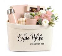 EAAGHK Bolsa Regalo para Mujer de Lona, Cesta de Pan Regalo Reutilizable, Cesta de Regalo Vacía para Rellenar, Cesta para Regalo de Tela para Guardar Regalo de Relajación 37 * 24.3 * 15.5 cm