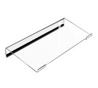 EAAGHK Soporte Teclado Ordenador, Bandeja para Teclado de Acrílico Transparente, Soporte para Teclado de Computadora Ergonómico con Tira Antideslizante, para Escritorio, Oficina, Hogar, 43 x 14 cm