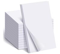 Eaasty 12 Pack Blank White Memo Notepad 8.5x11 Inches Unlined Note Pads Scratch Pads for Writing Blank Paper to Do Grocery List Small Notepads for Office, School, and Home Use 50 Sheets Each Pad