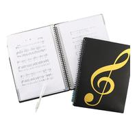 Eabdice Carpeta de Archivos con Temas Musicales A4, Organizador de Partituras a Prueba de Agua, para Tipos De Instrumentos, Músicos