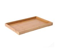 Eabdice Tablero De Desayuno De Madera, Bandeja de bambú, Plato De Desayuno Rectangular De Plato De Té, para El Desayuno, Té, Mesa De Café, Cocina Deco Cama