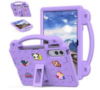EabHulie Funda protectora para tablet Lenovo Xiaoxin Pad Pro GT de 11.1 pulgadas 2025 TB-710FU para niños, diseño de caricaturas, ligera, a prueba de golpes, color morado