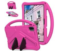 Eabhulie Niños Funda para Honor Pad X8a, EVA Resistente Ligera Portátil Soporte de Mango Carcasa Infantil Antigolpes Rosa