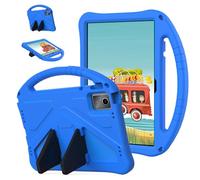 Eabhulie Niños Funda para Lenovo Tab M11 / Tab K11 11" 2024, EVA Resistente Ligera Portátil Soporte de Mango Carcasa Infantil Antigolpes Azul