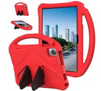 Eabhulie Niños Funda para Oscal Pad 60 /Blackview Tab 8 WiFi/Tab 8/Tab 70 WiFi/Tab 7 10,1 Inch, EVA Resistente Ligera Portátil Soporte de Mango Carcasa Infantil Antigolpes Rojo