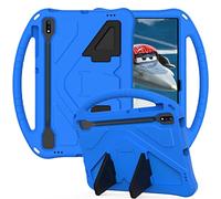 Eabhulie Niños Funda para Samsung Galaxy Tab S8+/S8 Plus/S7+/S7 Plus/S7 FE SM-X800/X806/T970/T975/T976/T978/T730/T733/T735/T736/T738, EVA Ligera Soporte de Mango Carcasa Infantil Antigolpes Azul