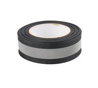 EABKLPQRS Cintas reflectantes para coser, Cinta reflectante multicolor de 20 mm x 10 for coser ropa, metros(Black)