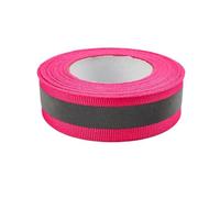 EABKLPQRS Cintas reflectantes para coser, Cinta reflectante multicolor de 20 mm x 10 for coser ropa, metros(Rose Red)