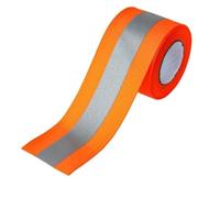 EABKLPQRS Cintas reflectantes para coser, La cinta reflexiva de la tela for el ajuste las correas ropa cose en los 5cm multicolores(5cmx10m Red)