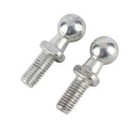 Eacam 2 PCS CAR Bola de Hierro Ball M6 para Puntales de Gas, capó de Polvo de Hierro con Resistencia Al Desgaste y Anti -romión