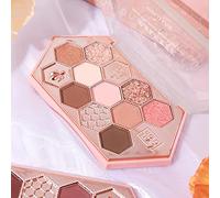 Eacam 601# Rosa Miel Marrón, Paleta de Sombras de Ojos Broken, Ideal para Principiantes, Perfecta para el Maquillaje diario.