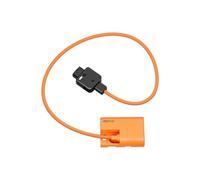 Eacam Able Trenzado para Batería Simulada, Able de Alimentación D-Tap a LPE6, onector Giratorio de 180°, Salida 14,8 V para R5 II R6 R5 Mark II-IV 7D 80D 90D XC10