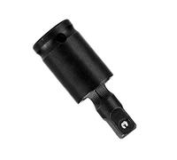 Eacam Adaptador de Articulación Universal Giratorio para Llave de Impacto Neumática, Acero Al Cromo-molibdeno, Rotación de 360°, para Llaves Neumáticas, Eléctricas y de (1/4)