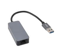 Eacam Adaptador Ethernet 2,5G USB 3,0 de Alta Velocidad Plug and Play Portátil para OS X Aluminio Confiable