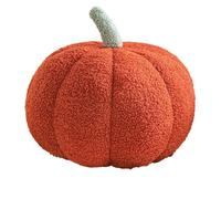 Eacam Almohada con Forma de Calabaza Simulada en 3D, Cojín de Peluche Suave y Adorable, para Decoraciones Navideñas, para Leer, Mirar Televisión y Tomar una Siesta (280 mm)