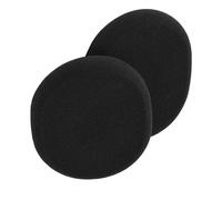 Eacam Almohadillas de Espuma Suave para Auriculares, Diseño Ergonómico para H800 H150 H110, Escucha Cómoda, Color Negro, 1 par