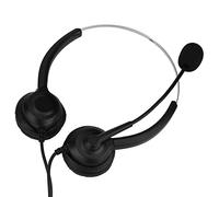 Eacam Auriculares de Comunicación de Cancelación de Ruido con Micrófono USB, Uso Cómodo, Función de Silencio, Compatibilidad Universal, Protección auditiva. Cable Súper Largo, Súper