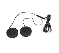 Eacam Auriculares Estéreo con Cable T33 para Moto, para Llamadas con Manos Libres y Música en Deportes Al Aire Libre, ABS, Calidad Duradera