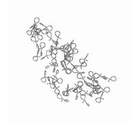 Eacam Broche de Gancho para Mosca de Acero Inoxidable Negro, 50 Piezas de Broches de Pesca de Conveniente, Cierre a Presión Resistente y Resistente Al óxido para Colgar Señuelos, (M)