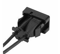 Eacam Cable de Extensión con Conector AUX de 3,5 Mm para Puerto USB de Montaje Empotrado en Tablero de Automóvil o Barco, Ligero y Portátil, Adecuado para la Mayoría de los