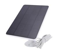 Eacam Cámara de Seguridad Panel Solar Durable Impermeable Cargador 10W para Interior y Exterior PET EVA 1 Unidad (1 pieza)